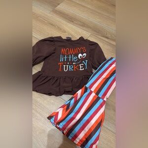 Baby girls thanksgiving outfit